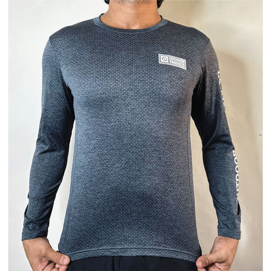 OUTDOOR GREY M SIZE DRI-FIT SPORTS JERSEY