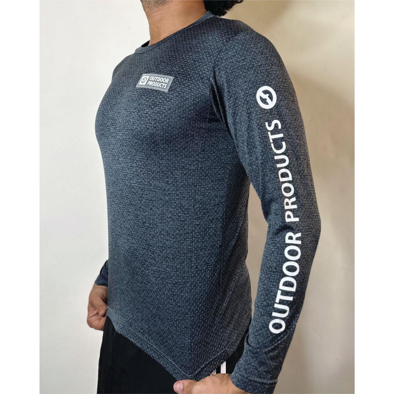 OUTDOOR GREY M SIZE DRI-FIT SPORTS JERSEY