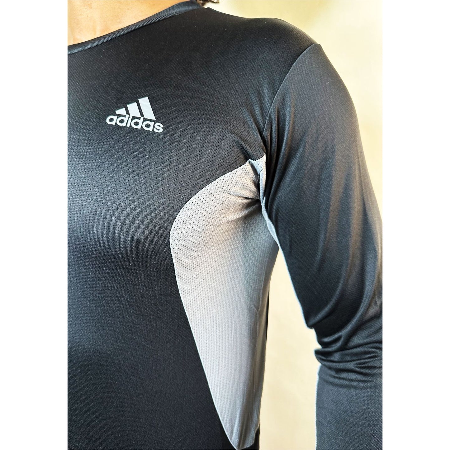 ADIDAS BLACK L SIZE DRI-FIT SPORTS JERSEY