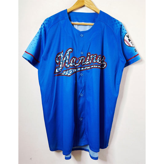 MARINES BLUE XL SIZE BASEBALL JERSEY