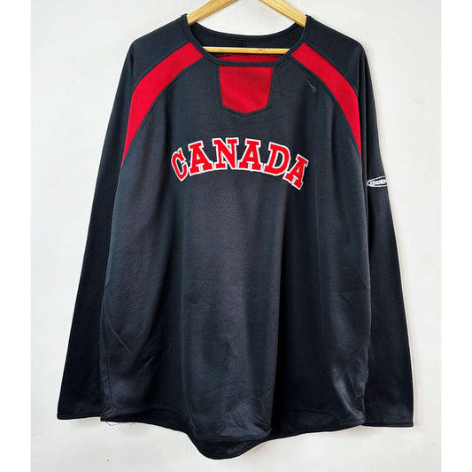 CANADA BLACK SIZE 3XL ICE HOCKEY JERSEY