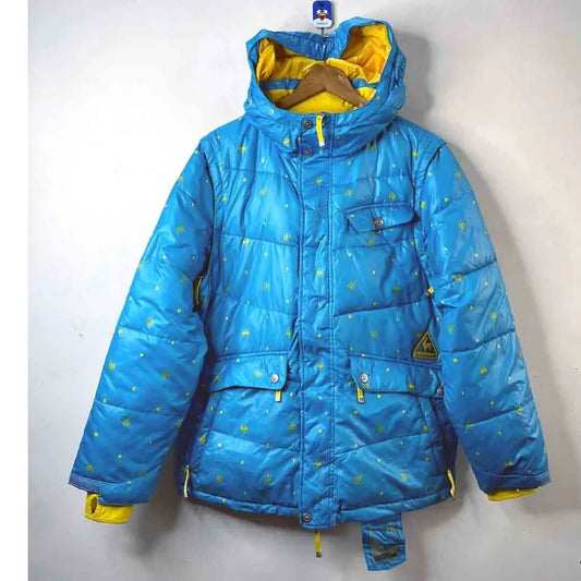 IE COQ SPORTIF BLUE YELLOW DOT JACKET SIZE XL PREMIUM JACKET