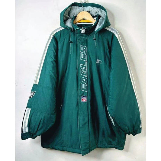 EAGLES NFL GREEN SIZE 2XL PREMIUM JACKET