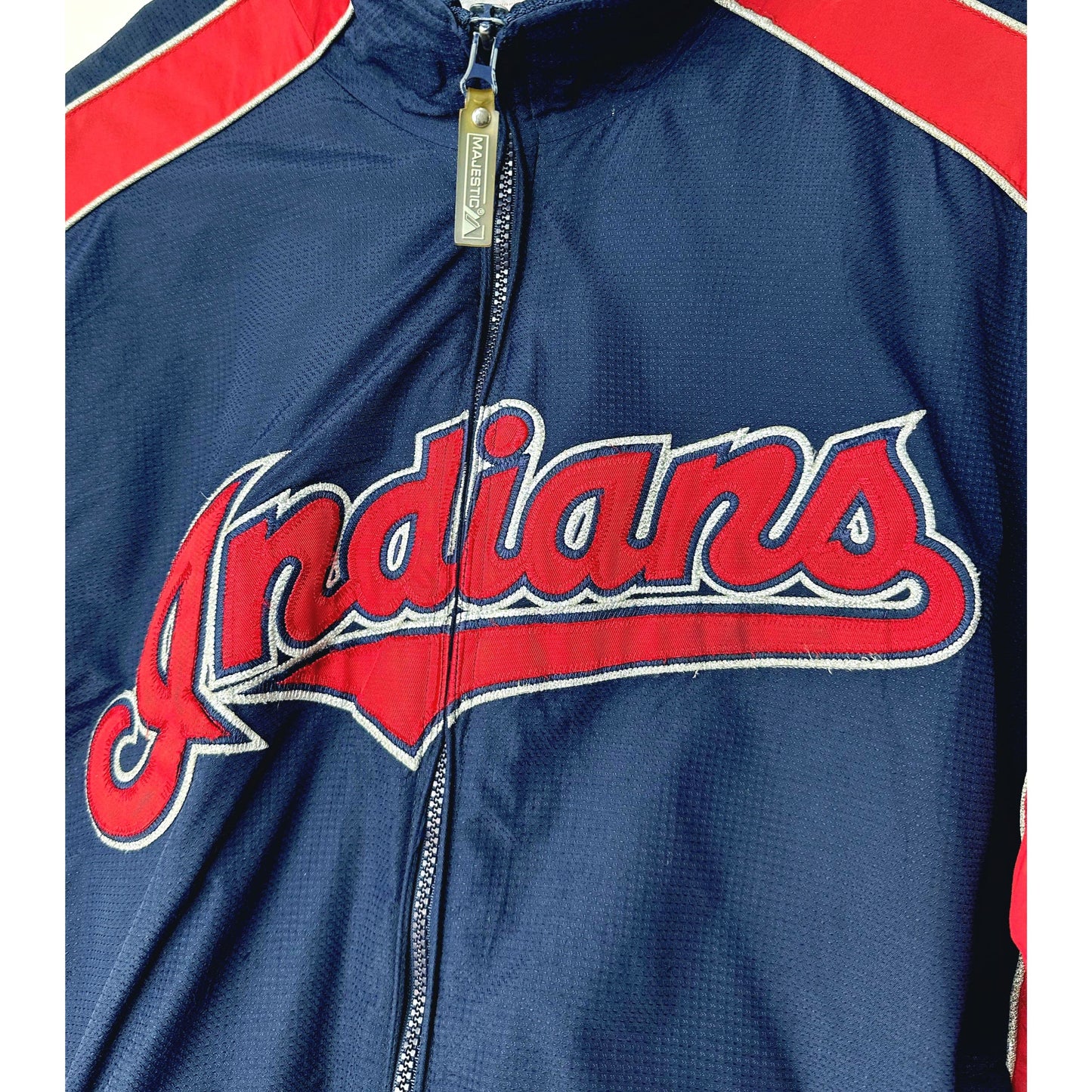 INDIANS MAJESTIC SIZE M/L PREMIUM JACKET