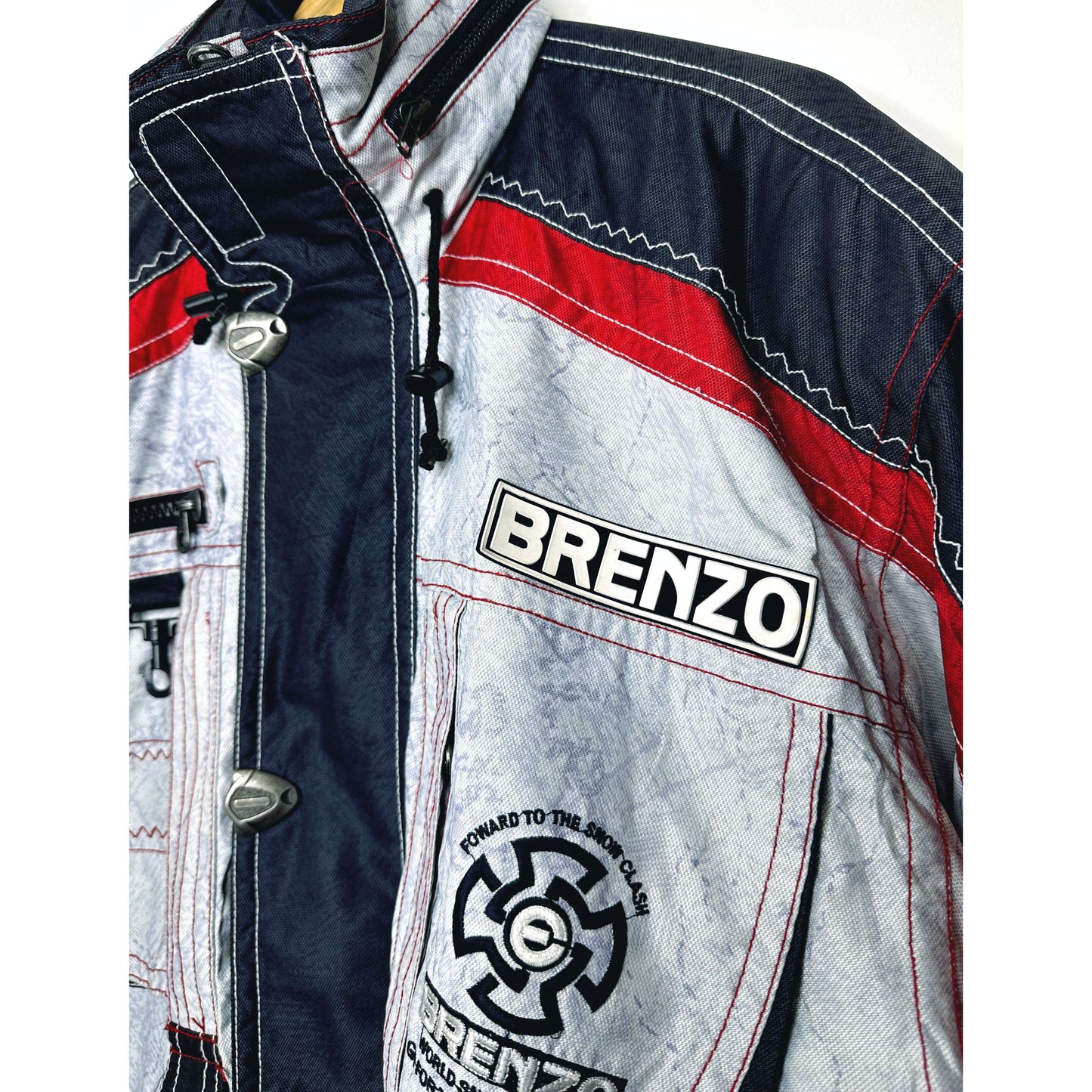 BREZNO WORLD SNOW JUNGLE GO FOR THE BESAT FREE SKI SIZE 2XL PREMIUM JACKET