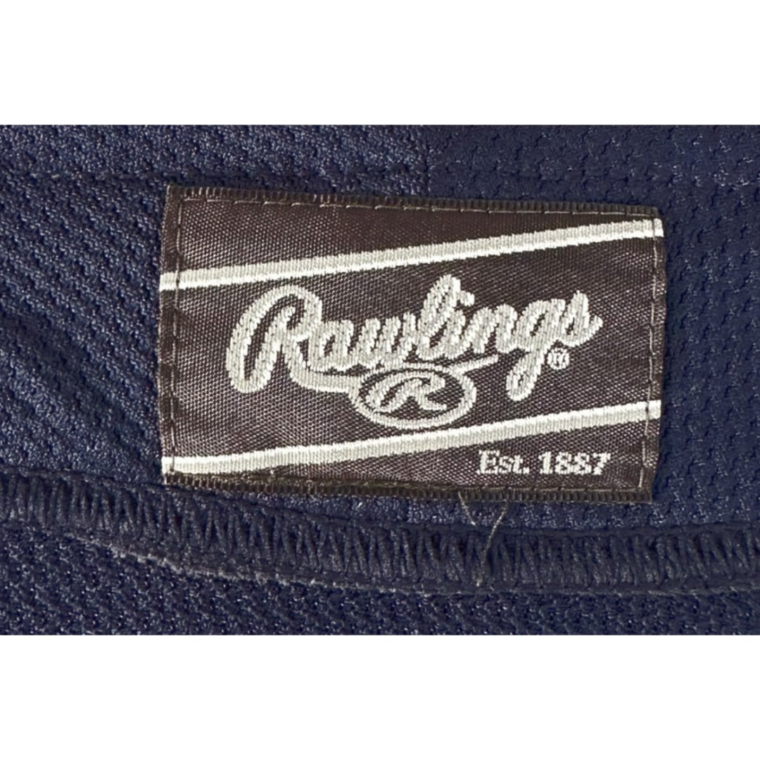 RAWLINGS MAKKUN NUMBER 16 SIZE-XL DARK BLUE BASEBALL JERSEYS