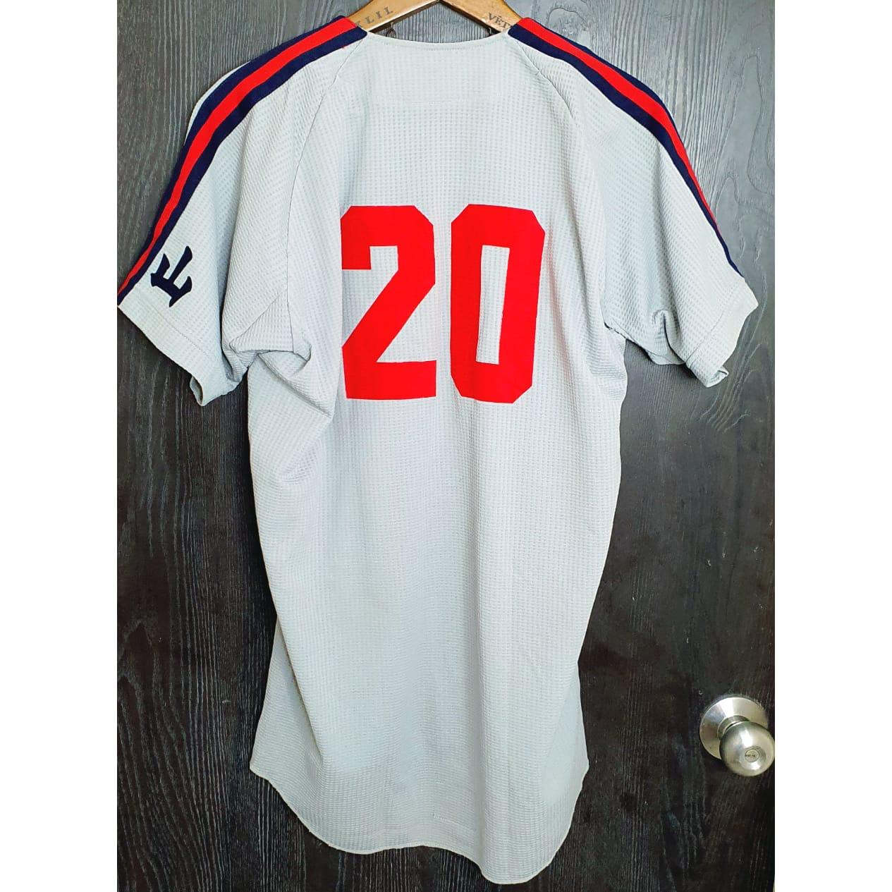 DESCENTE HIGAS HIYAMA NUMBER 20 WHITE BASEBALL JERSEYS