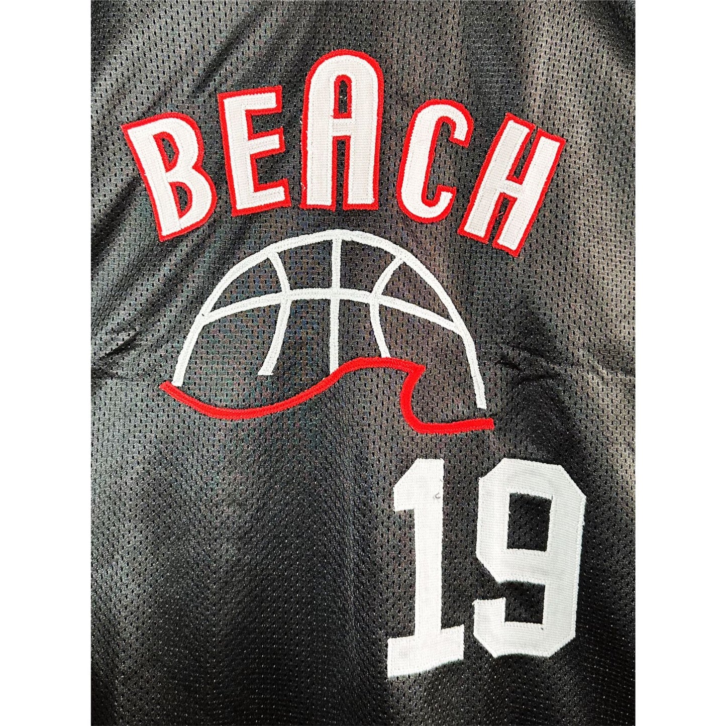 BEACH NO 19 ROCKERS SIZE XL BASKETBALL JERSEY