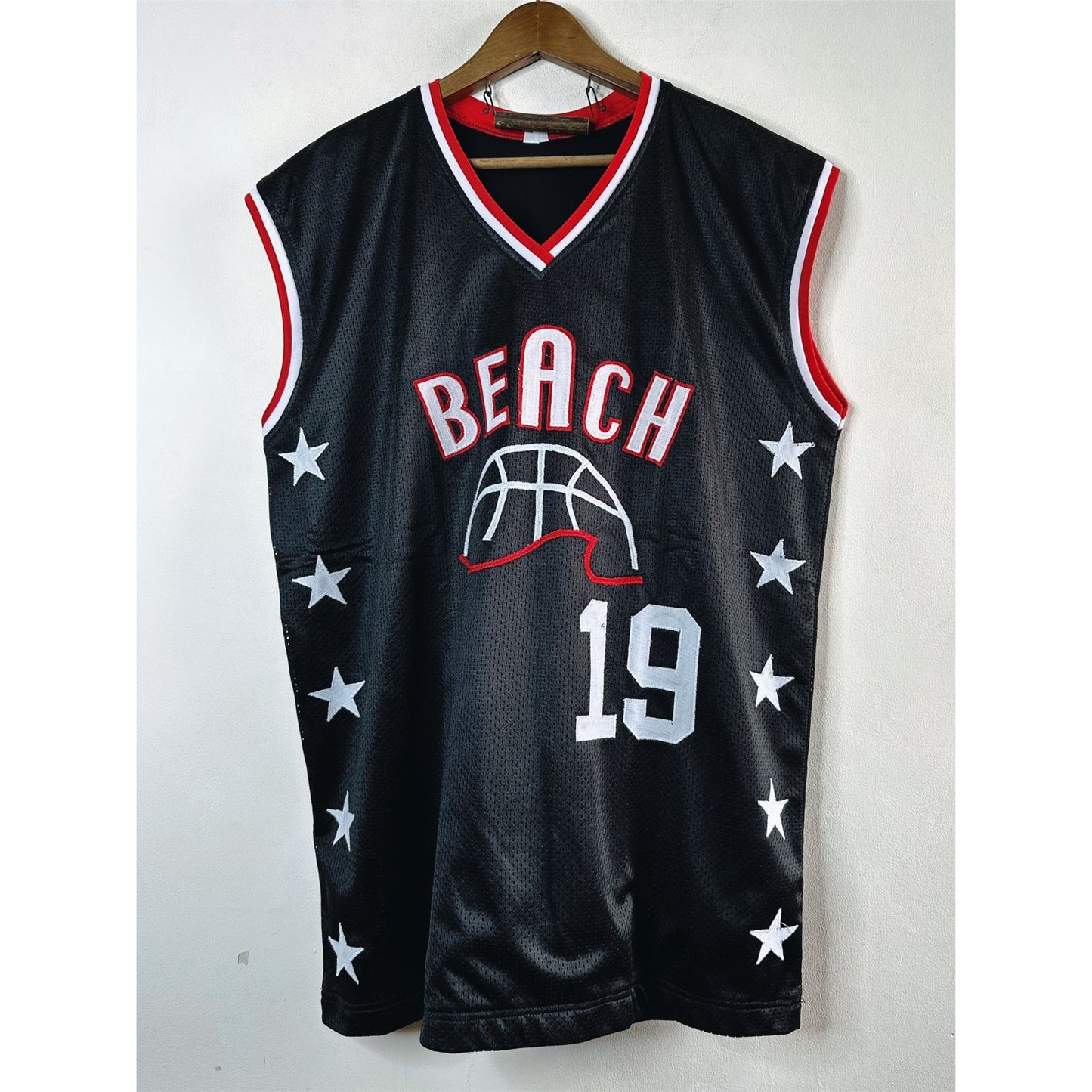 BEACH NO 19 ROCKERS SIZE XL BASKETBALL JERSEY