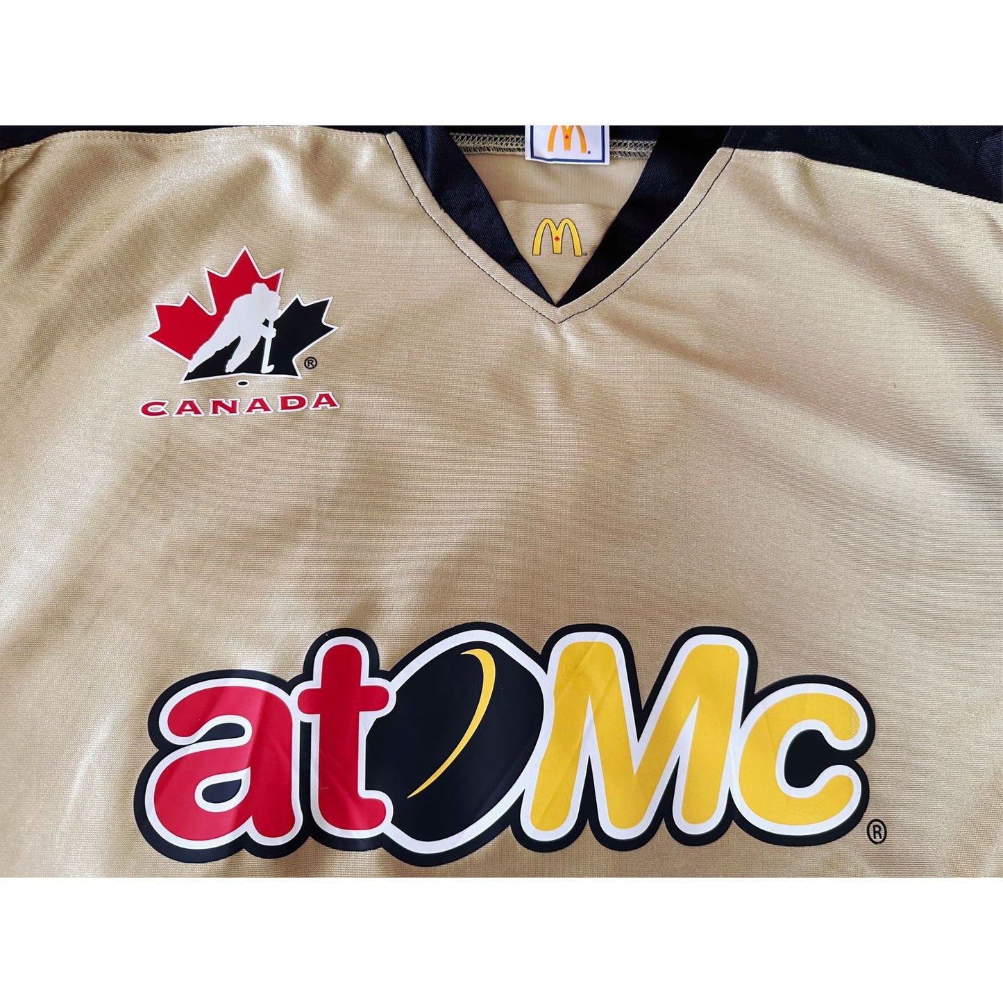 MACDONALDS CANADA ATOMC SIZE XL ICE HOCKEY JERSEY