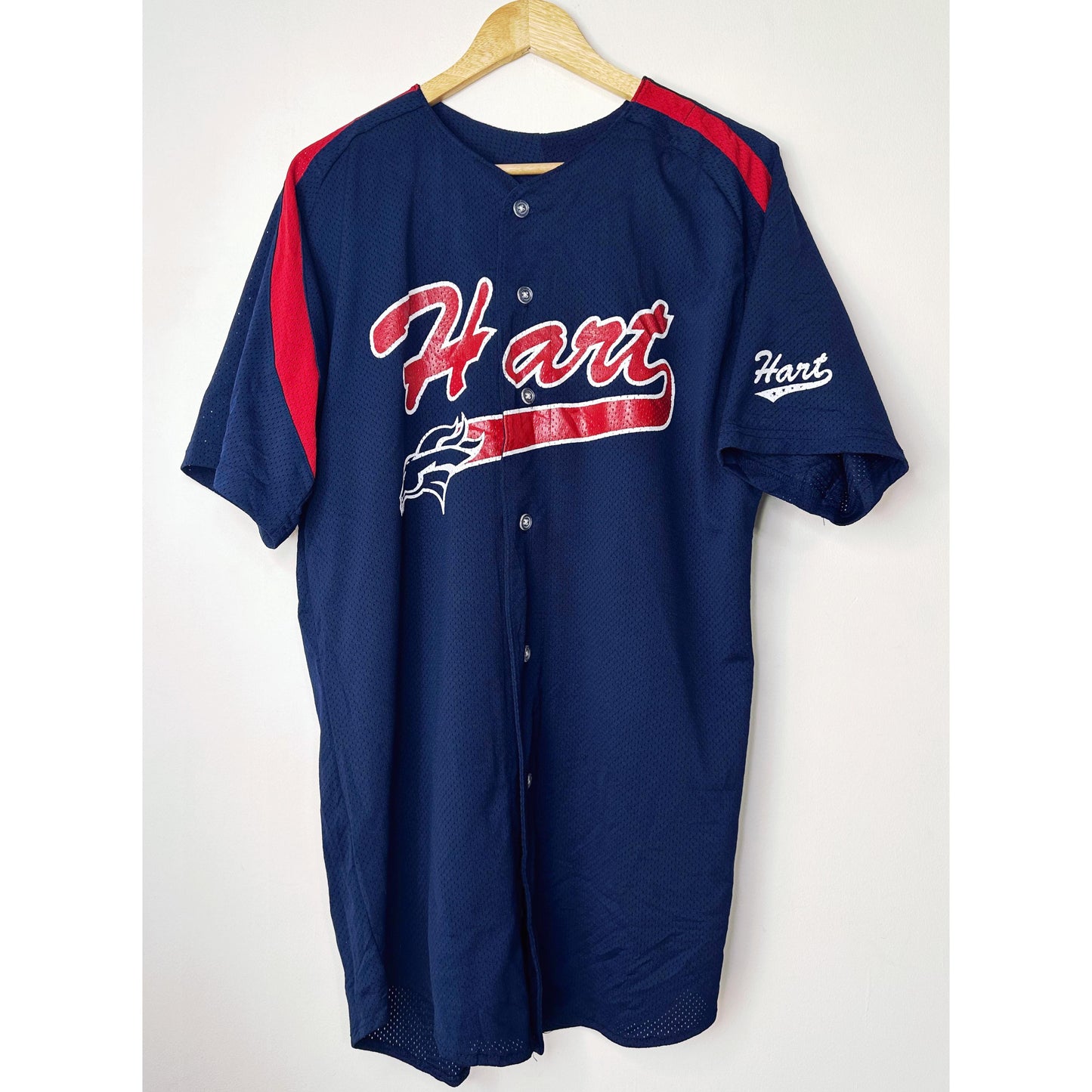 HART NO 6 SIZE L BASEBALL JERSEYS