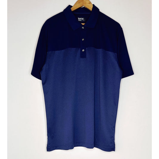 BOLLE MADE IN VIETNAM BLACK AND DARK BLUE SIZE-XL Premium Polo tees