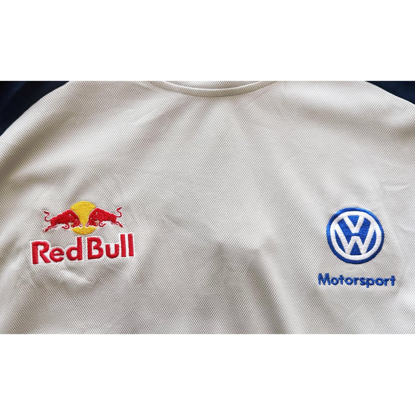 REDBULL MOTORSPORT VOLKSWAGEN BFGOODRICH TIRES KMC WHEELS WHITE SIZE-XL  JERSEYS