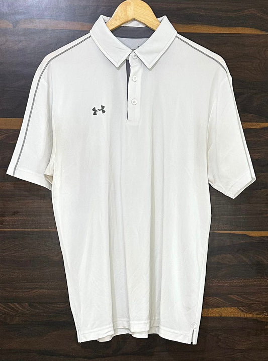 PLOMBCO WHITE SIZE-L Premium Polo tees