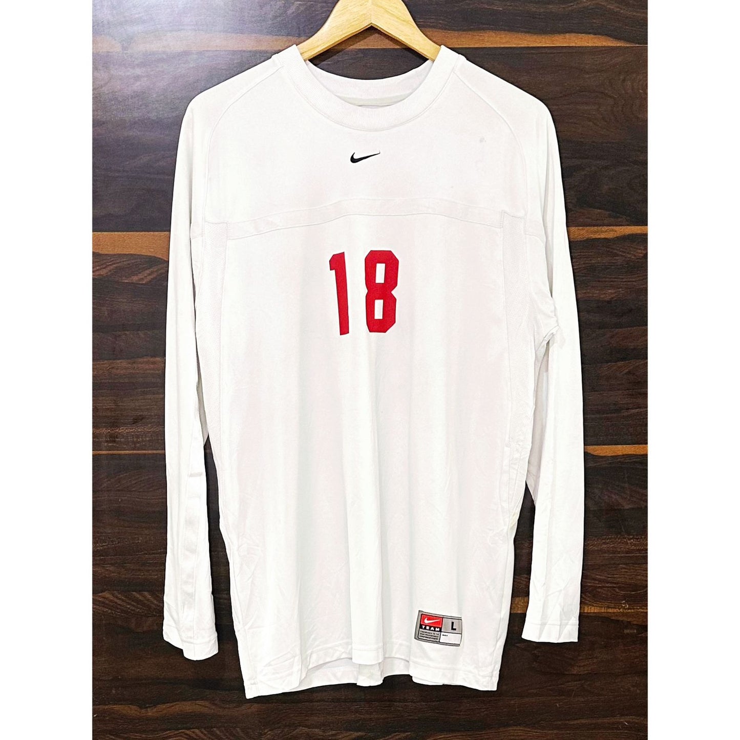 NIKE NUMBER 18 WHITE SIZE-JERSEYS