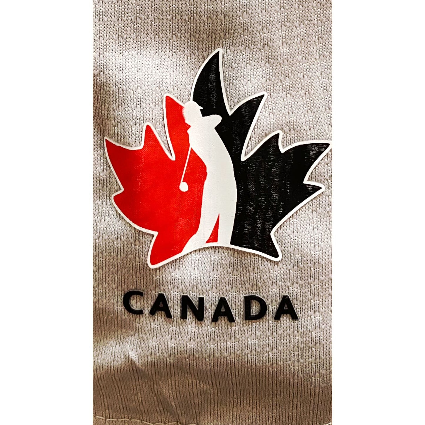 CANADA  CAN WHITE SIZE- XL Premium Polo tees