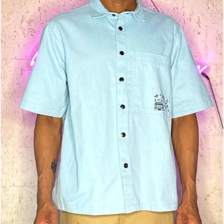 SAINT SINNER DONUT MENS DESIGNER HALF SHIRT SIZE L-XL