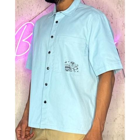 SAINT SINNER DONUT MENS DESIGNER HALF SHIRT SIZE L-XL