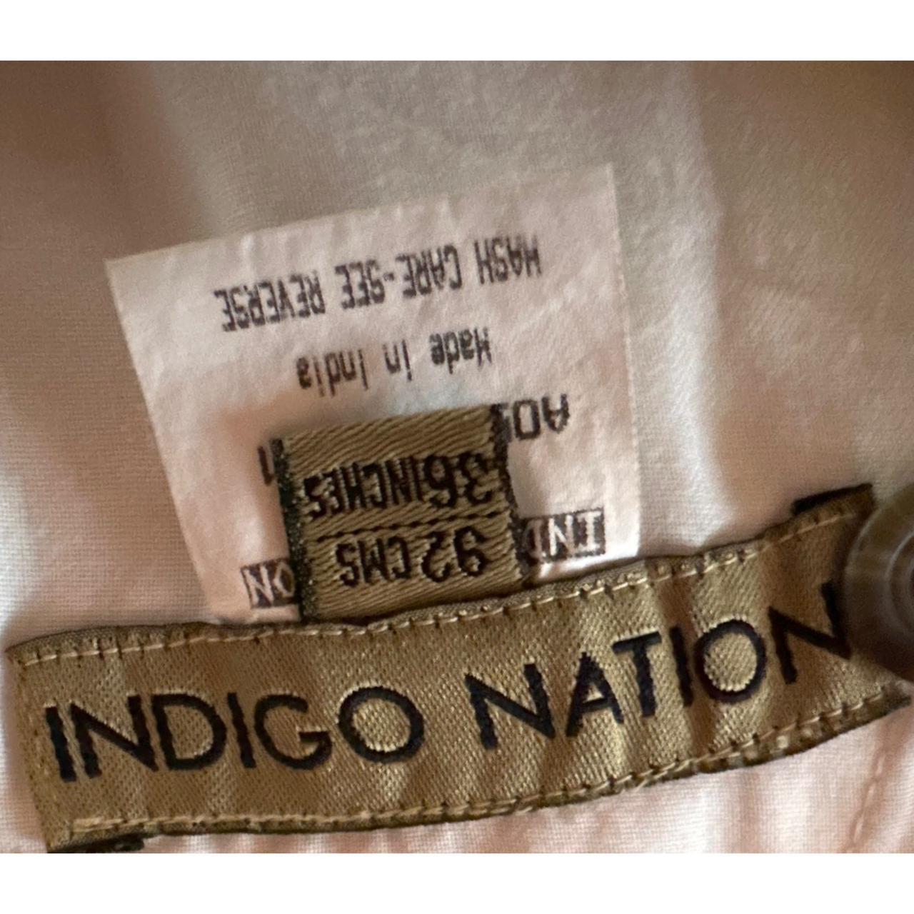 INDIGO NATION MENS WHITE PANT SIZE L