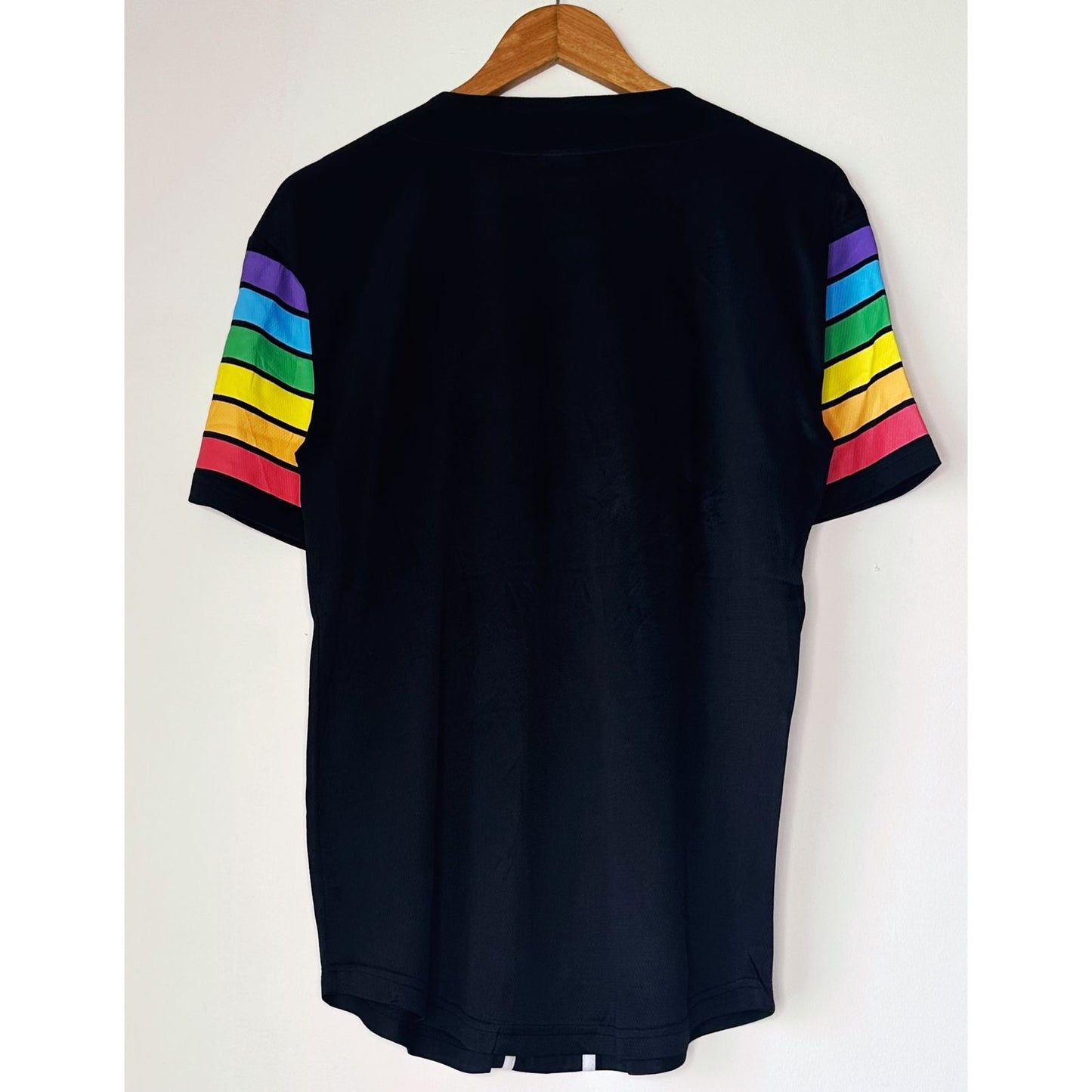 LOVE IS LOVE BLACK SIZE- M BASEBALL JERSEYS