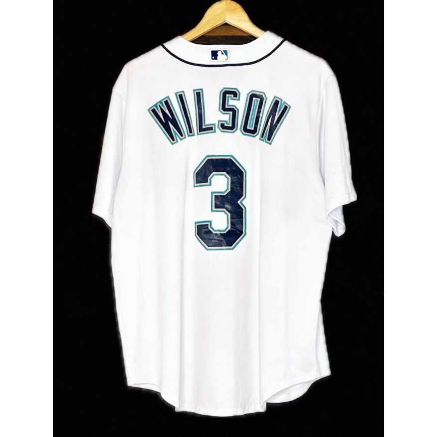 MAJESTIC MARINERS WILSON NO 3 SIZE- XL BASEBALL JERSEYS