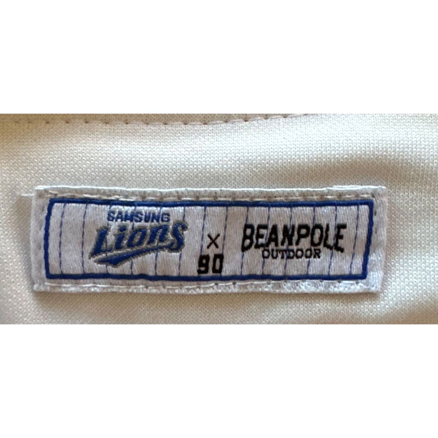 LIONS SAMSUNG BEANPOLE NUMBER 58 SIZE-M BASEBALL JERSEYS