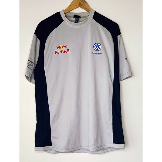 REDBULL MOTORSPORT VOLKSWAGEN BFGOODRICH TIRES KMC WHEELS WHITE SIZE-XL  JERSEYS