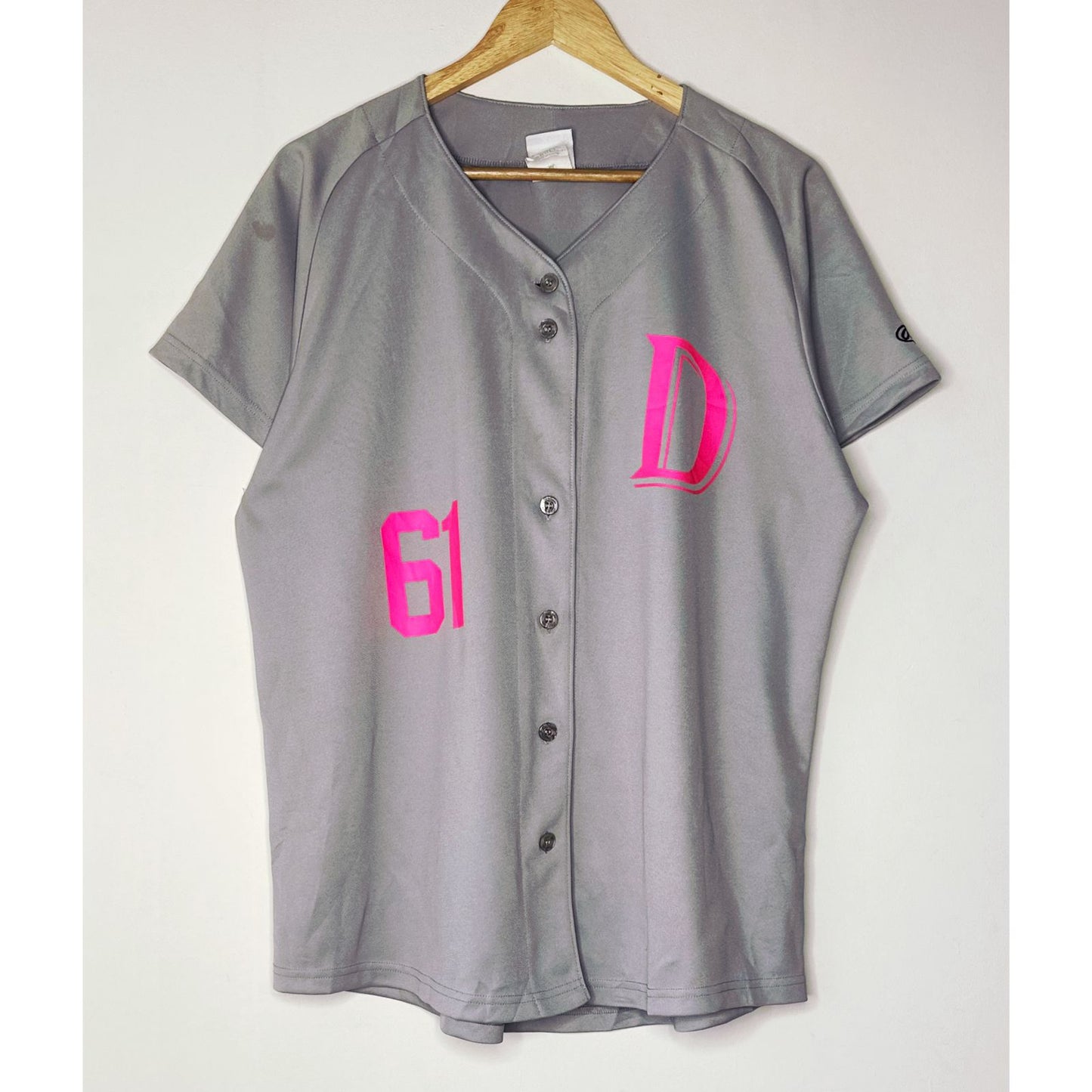 RAWLINGS NUMBER 61 D SIZE-XL BASEBALL JERSEYS