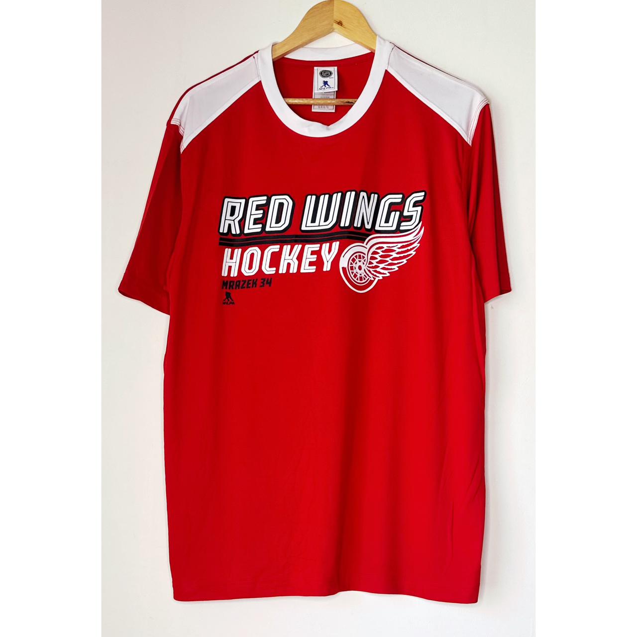 RED WINGS HOCKEY MRAZEK 34 SIZE-XL NFL JERSEY