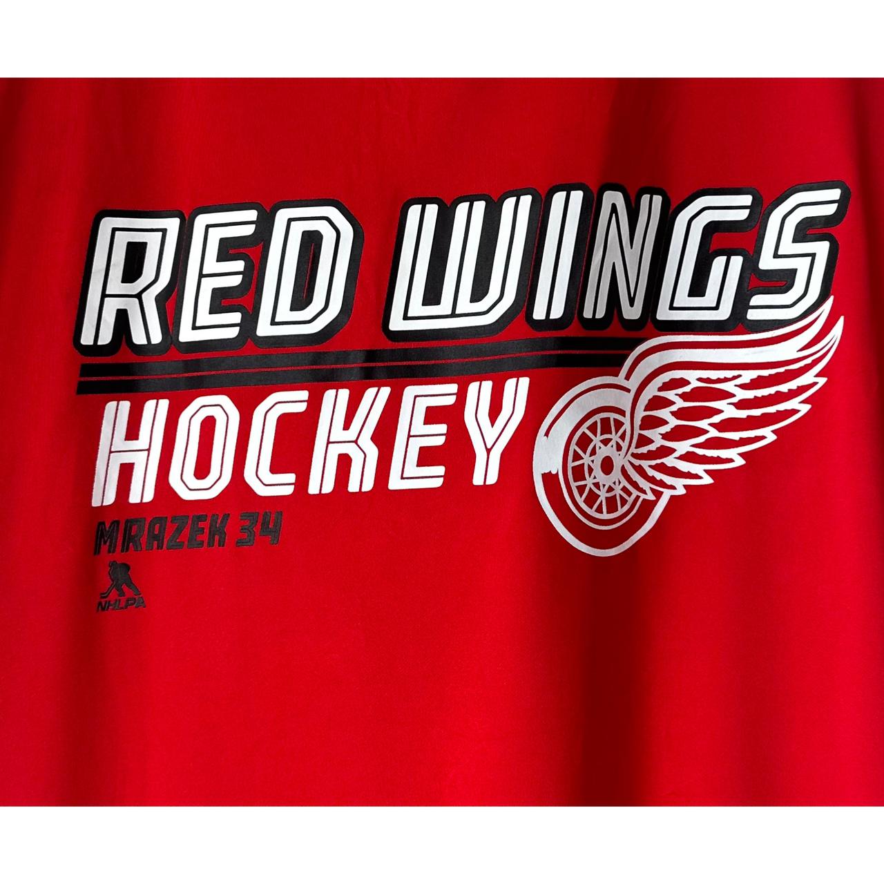 RED WINGS HOCKEY MRAZEK 34 SIZE-XL NFL JERSEY