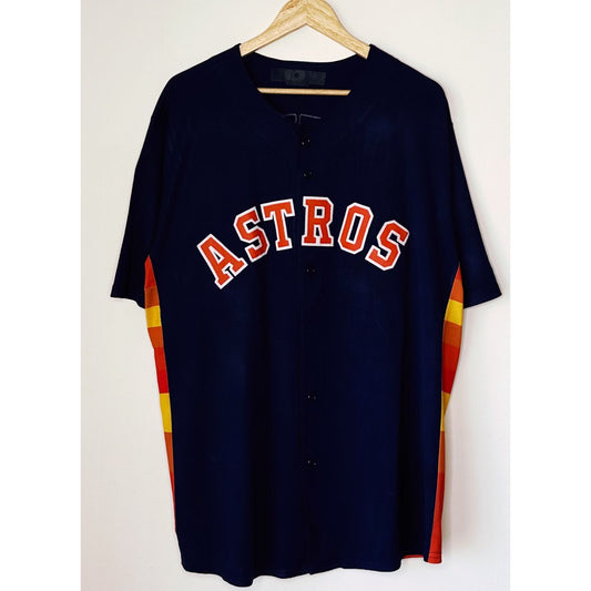 ATUVE NUMBER 27 ASTROS MAJESTIC SIZE- 2XL BASEBALL JERSEYS