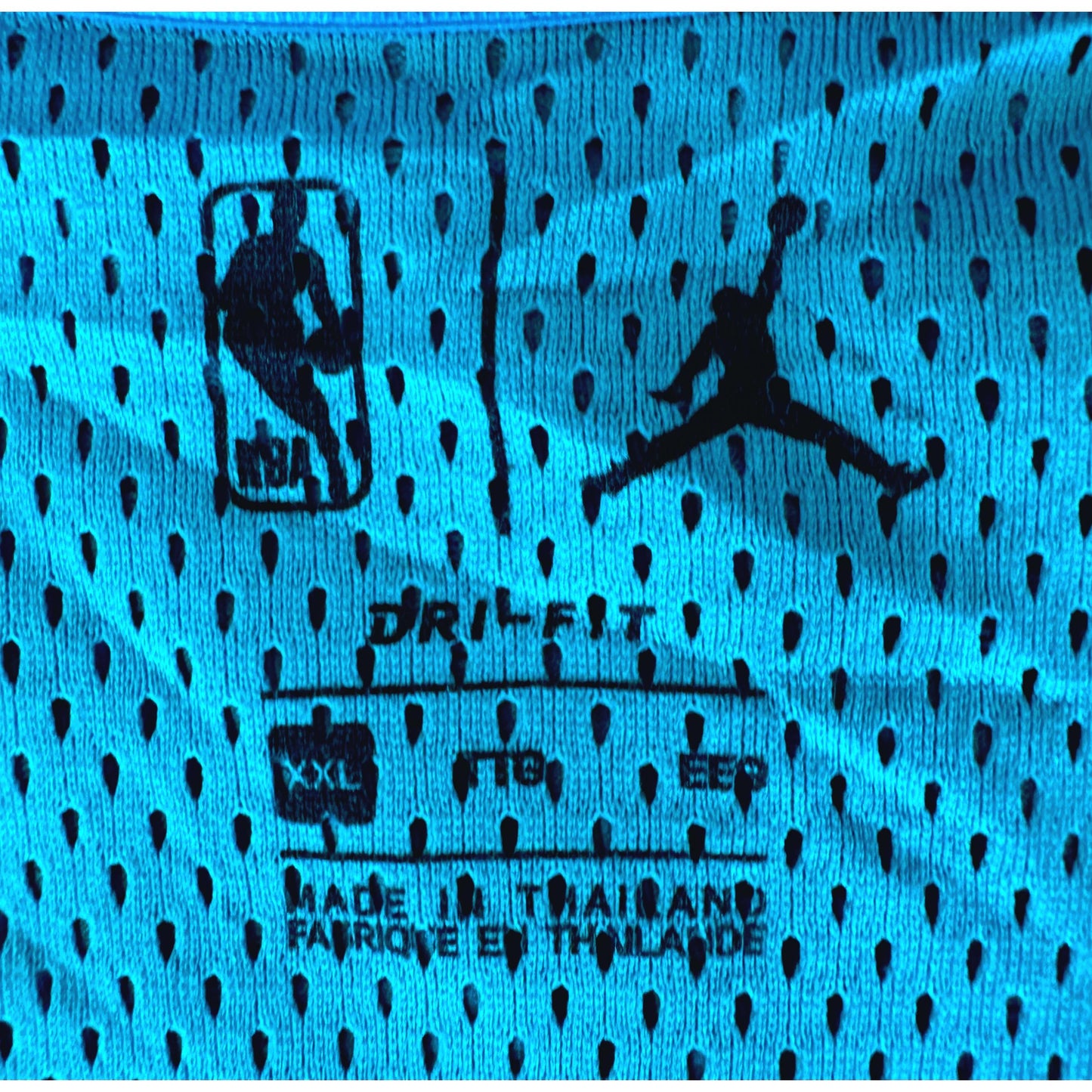 CHARLOTTE NBA BLUE SIZE- L BASEBALL JERSEYS