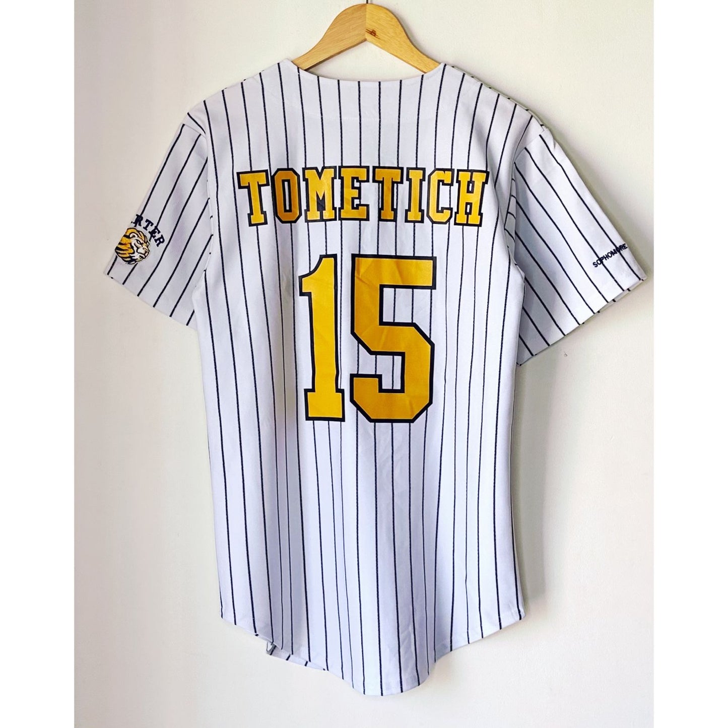 CARTER ASB 2012-2013 TOMETICH NO 15 SIZE- S BASEBALL JERSEYS