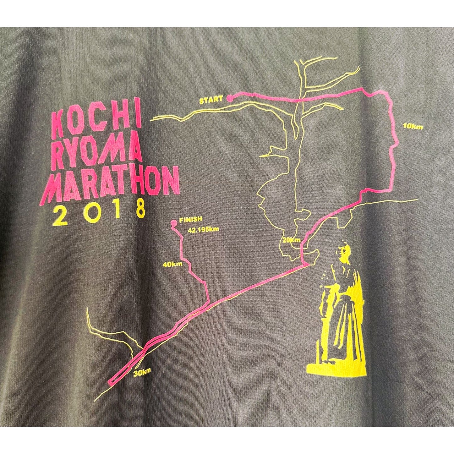 ASICS  KOCHI RYOMA MARATHON 2018 SIZE- XL DRY-FIT TEES