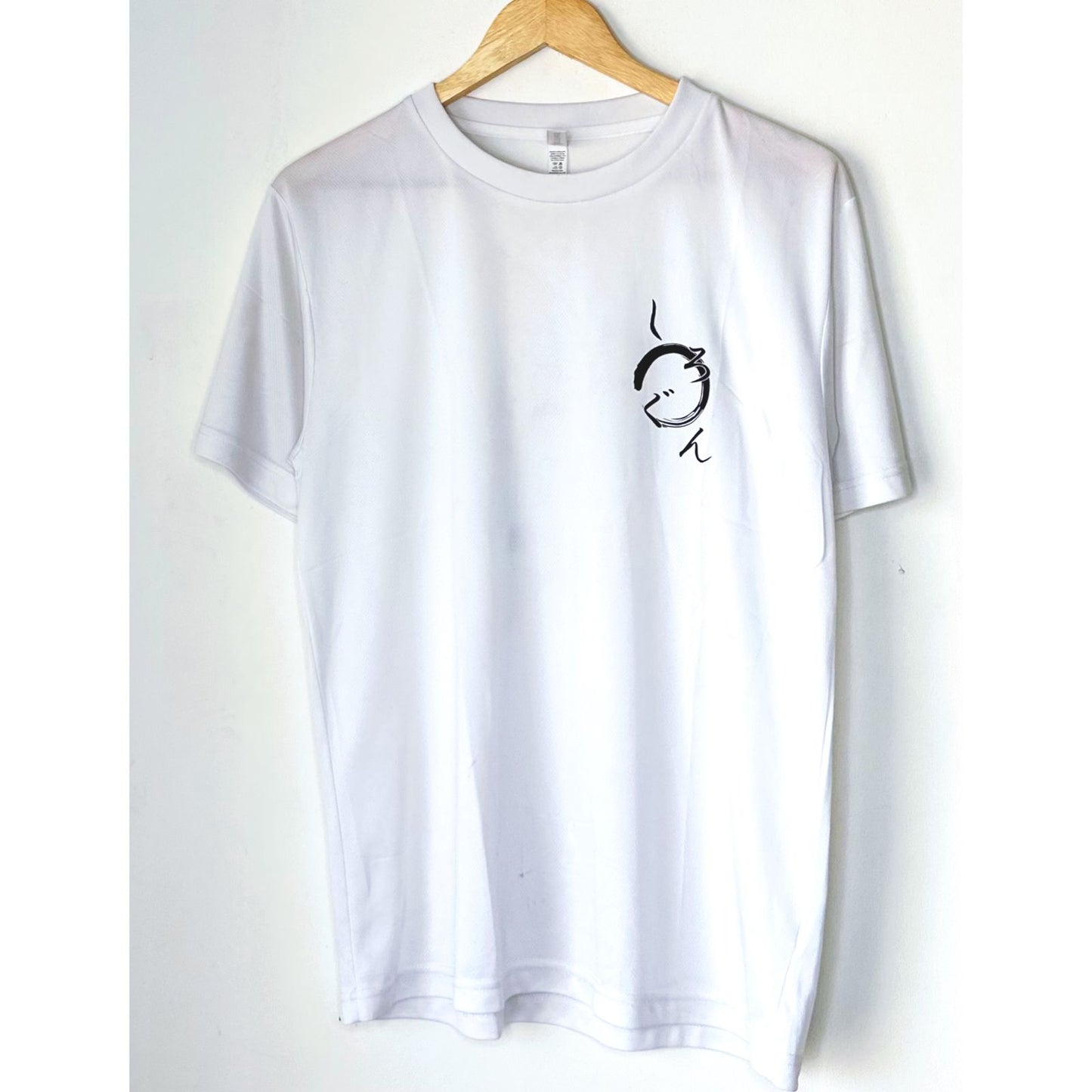 WHITE COLOR HALF SLEEVE SIZE- M DRY-FIT TEES