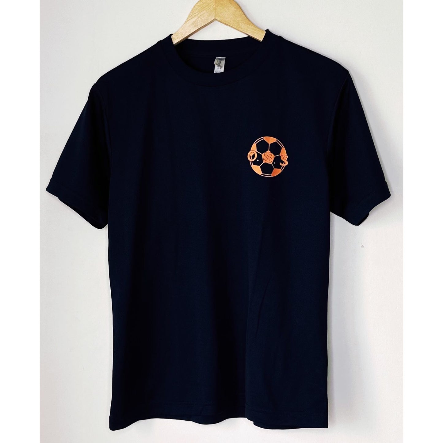 OKAYAMA SOCCER  SCHOOL BLACK SIZE- M DRY-FIT TEES