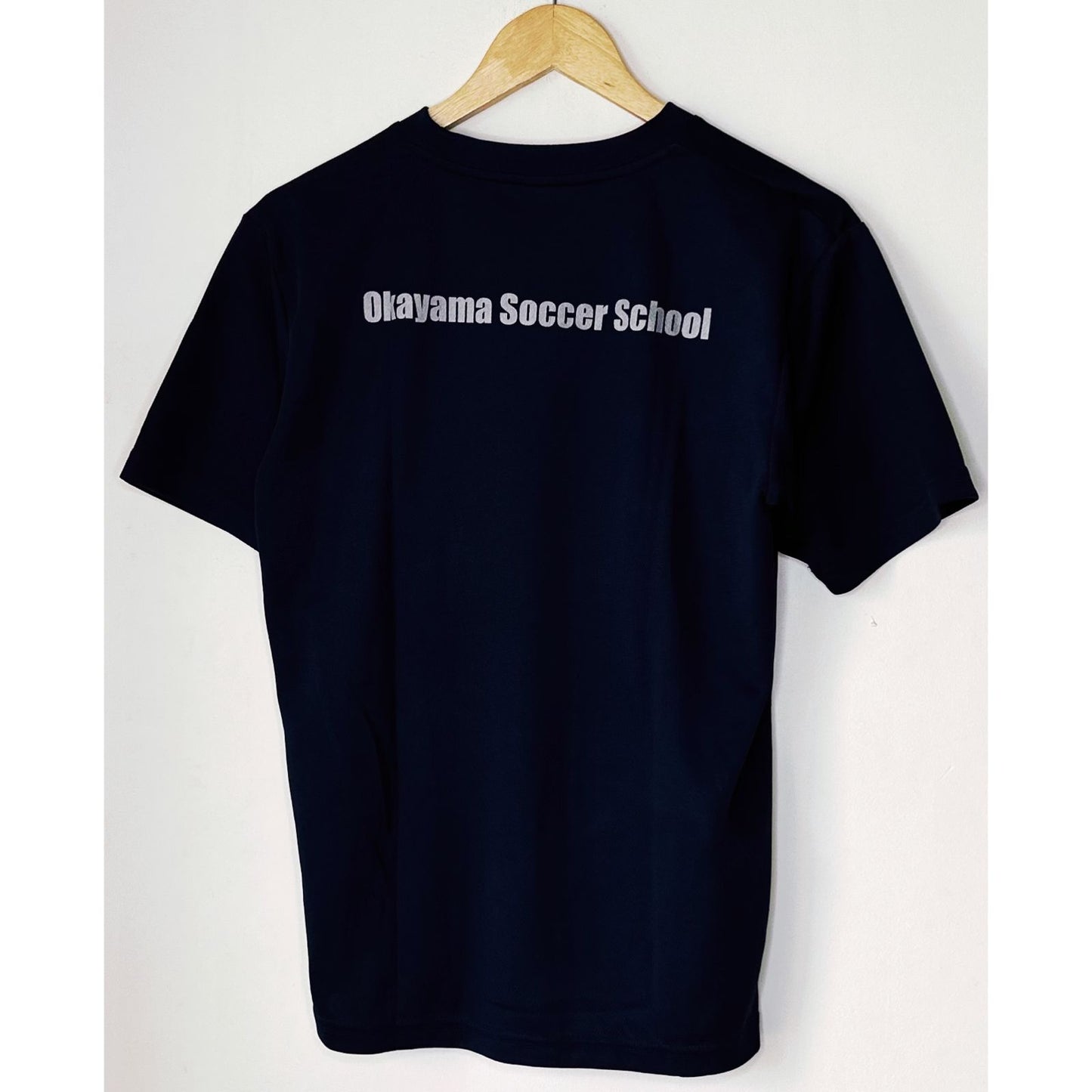 OKAYAMA SOCCER  SCHOOL BLACK SIZE- M DRY-FIT TEES