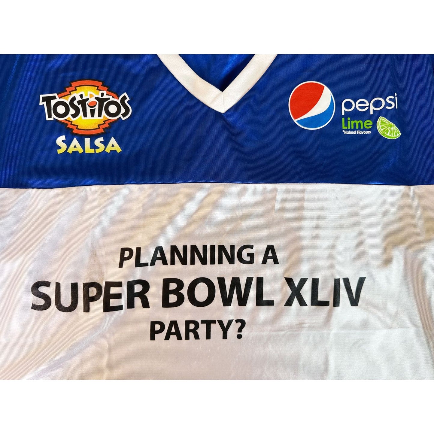 PEPSI LIME TOSTITOS SALSA LANNING SUR BOWL XLIV PARTY SIZE-2XL NFL JERSEYS