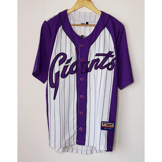 GIANTS PURPLE  NBA SIZE XL BASEBALL JERSEY