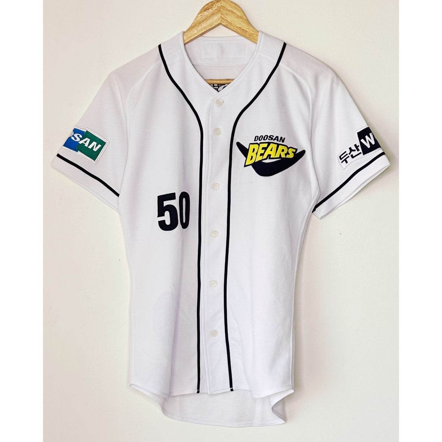 DOOSAN BEARS NUMBER 50 SIZE-S BASEBALL JERSEYS