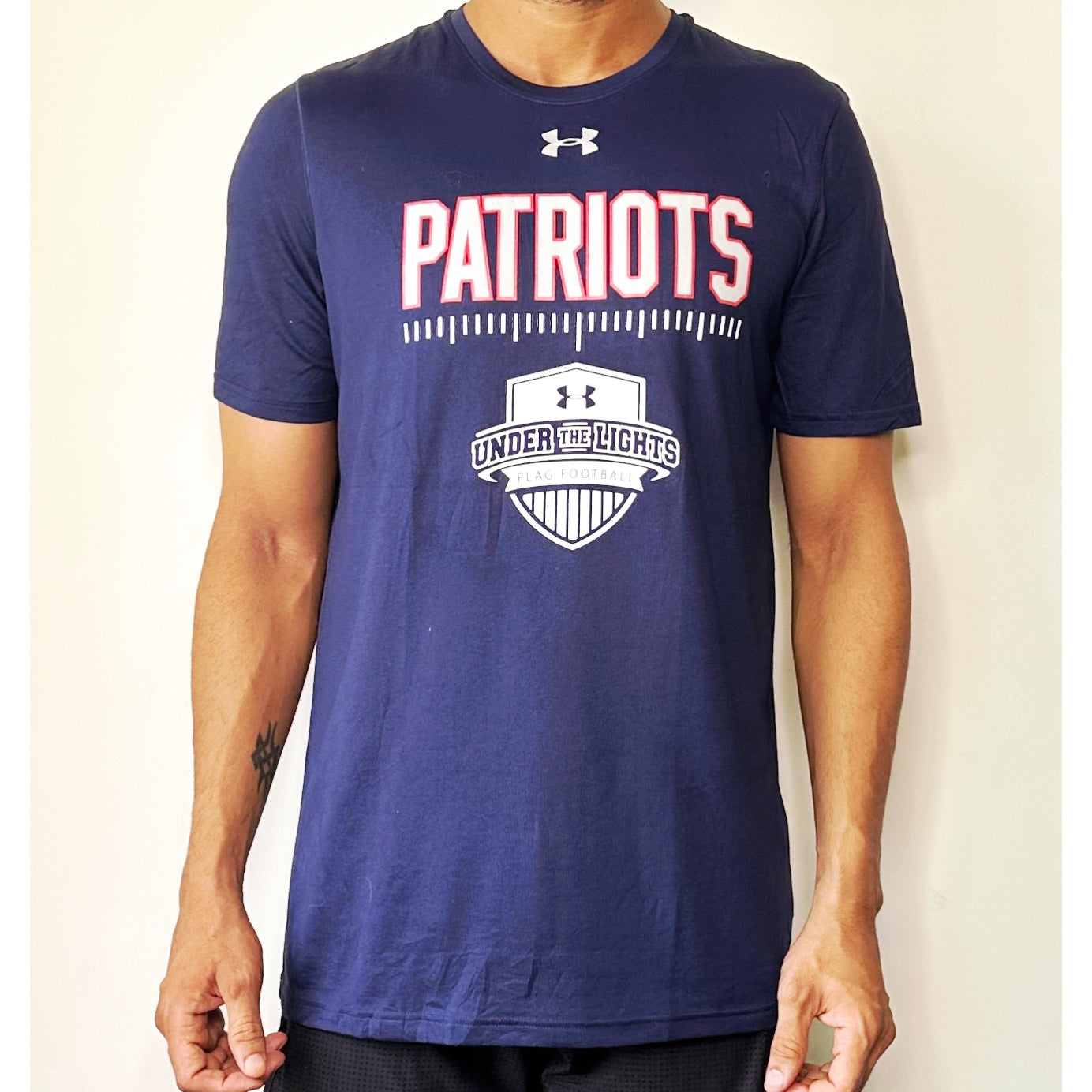 PATRIOTS UNDER THE LIGHT SIZE-M Premium Dri-fits