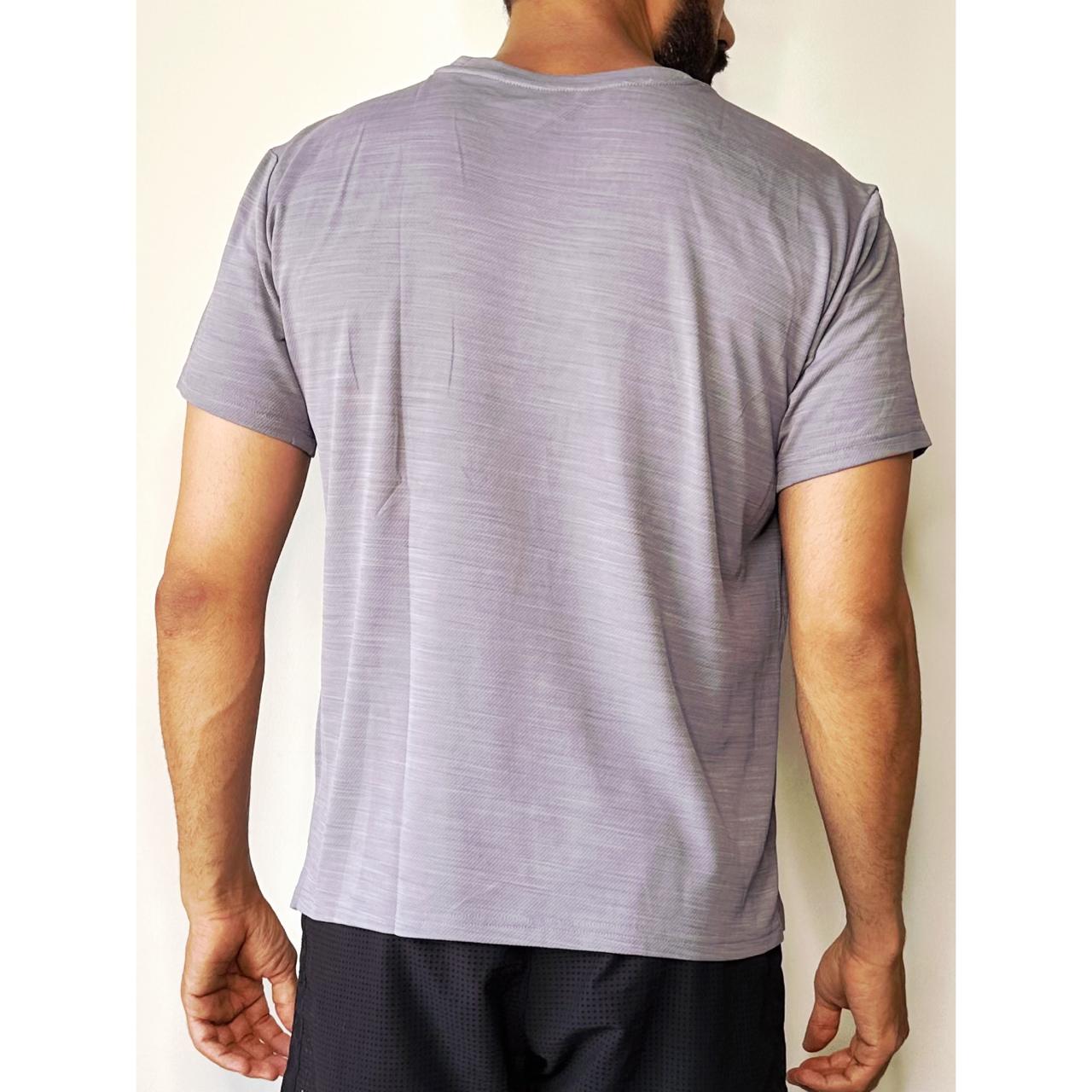 NIKE GRAY TEE SIZE-L Premium Dri-fits