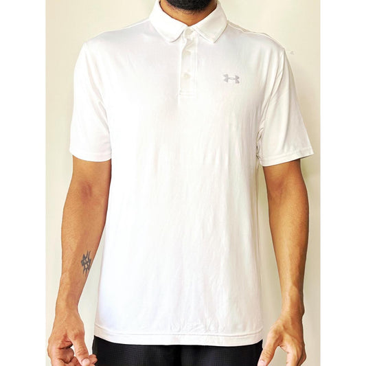 UNDER ARMOUR WHITE SIZE- M DRY-FIT TEES