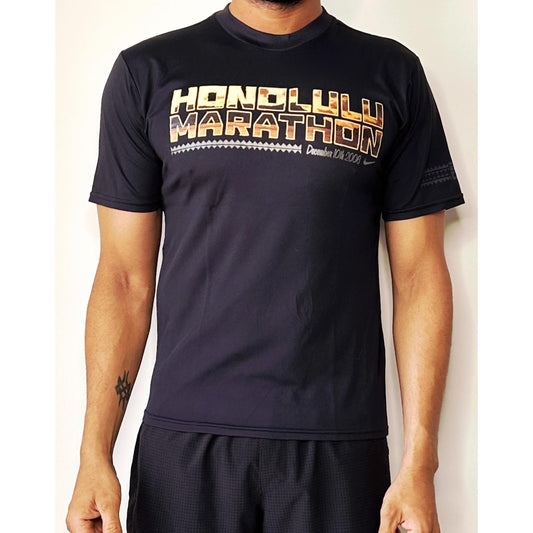 NIKE HONOLULU MARATHON CONQUER OR BE CONQUERED SIZE-XS DRY-FIT