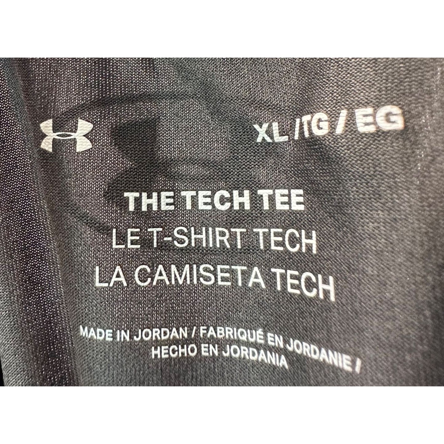 LA CAMISETA TECH BLACK SIZE-XL Premium Dri-fits