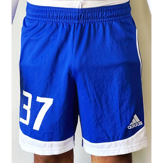 ADIDAS NO 37 BLUE SIZE L SHORTS