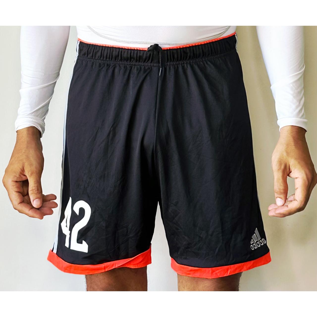 ADIDAS NUMBER 42 BLACK SIZE-M  SHORTS