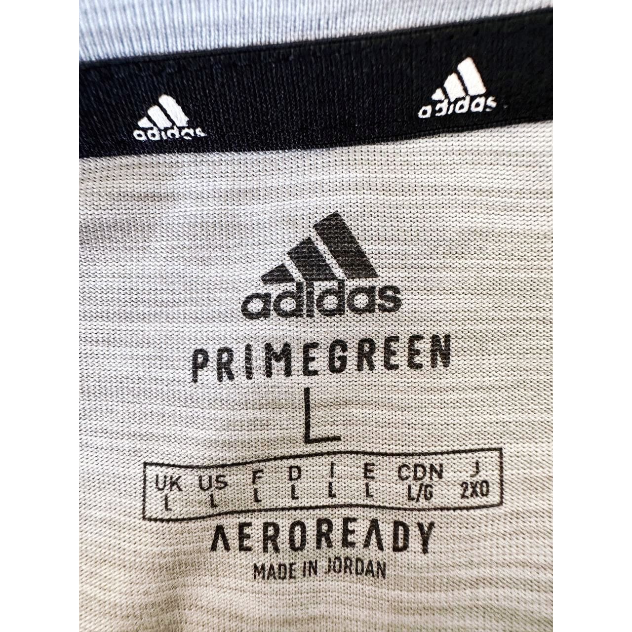 ADIDAS GREY SIZE-L  Premium Dri-fits