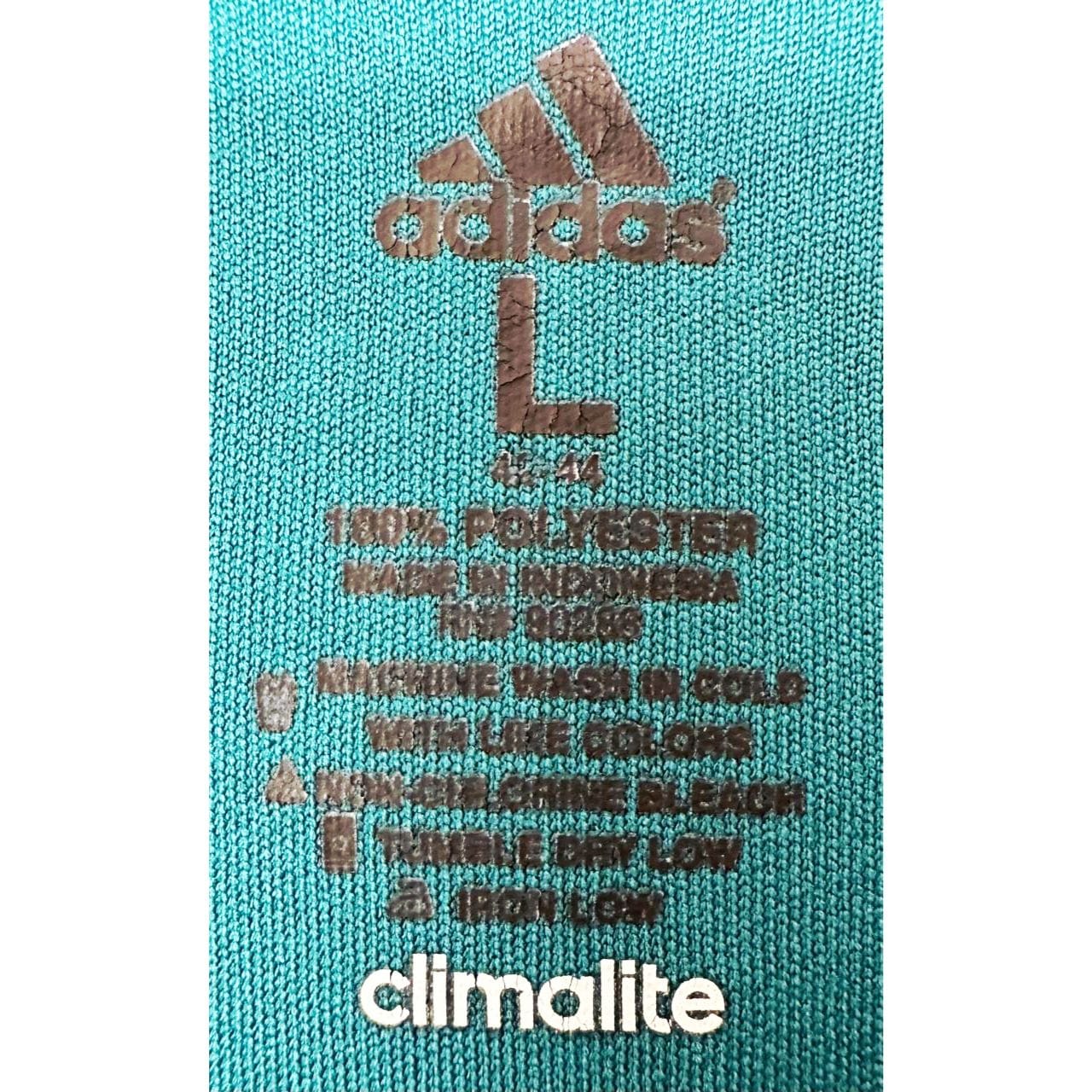 ADIDAS BLUE TEE SIZE-L Premium Dri-fits