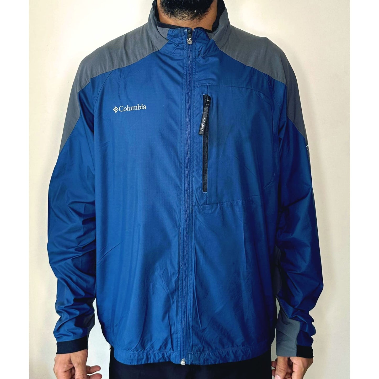 COLUMBIA TITANIUM LEAN RITE SIZE-XL WINDBREAKER JACKETS